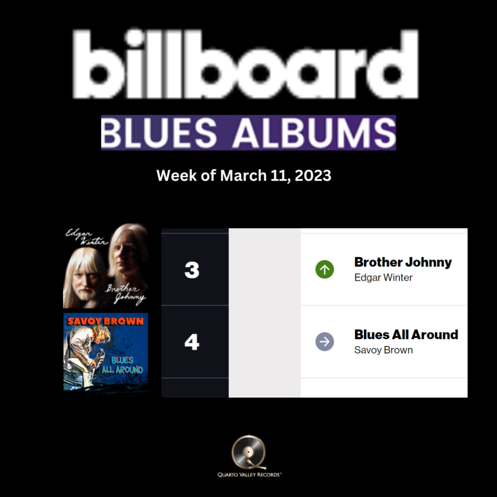 Quarto Valley Records Artists’ Albums Chart Billboard #3 and #4