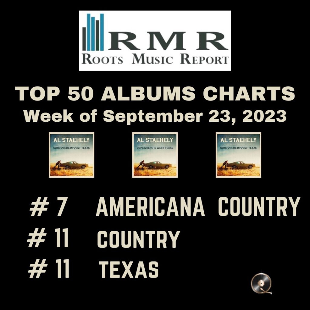 Al Staehely’s Somewhere In West Texas in the Top 15!