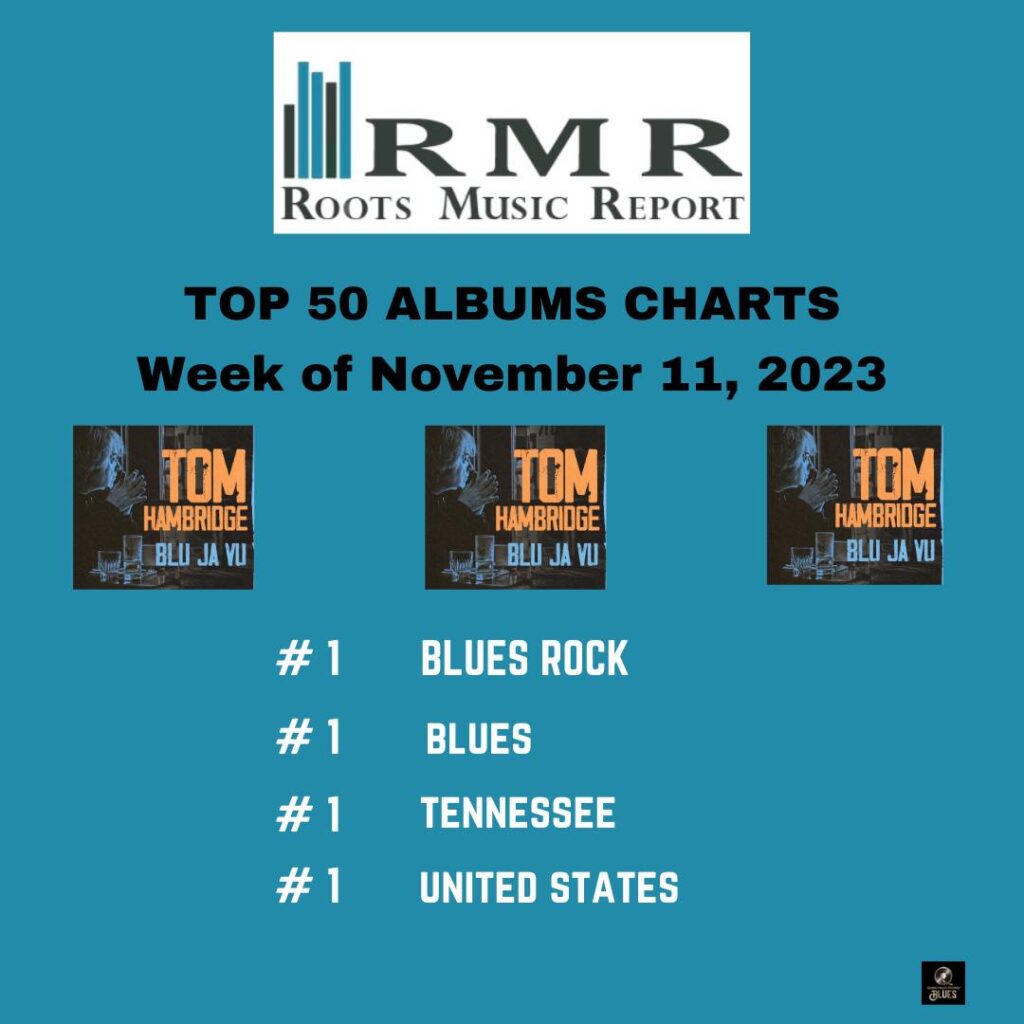 Blu Ja Vu #1 on Blues Rock, Blues, Tennessee and United States Charts