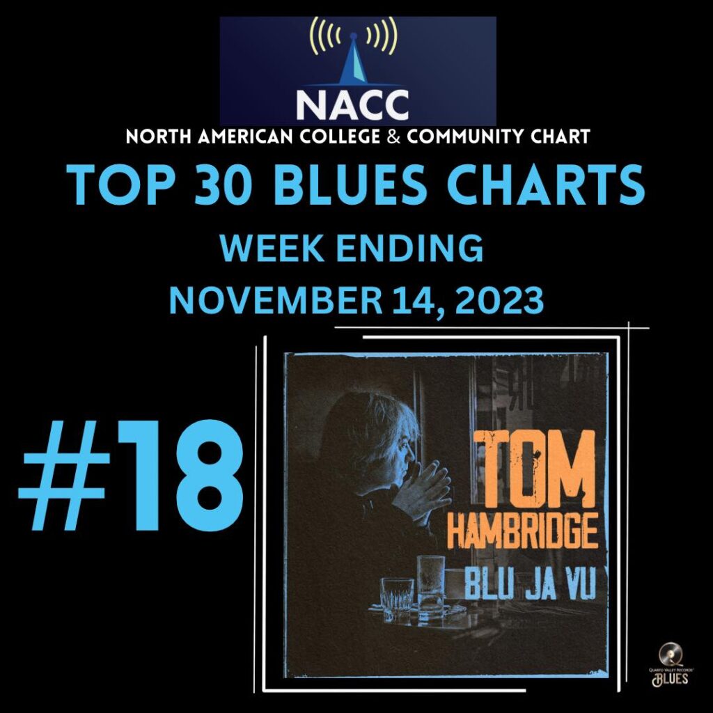 Blu Ja Vu by Tom Hambridge #18 NACC Top 30 Blues Charts