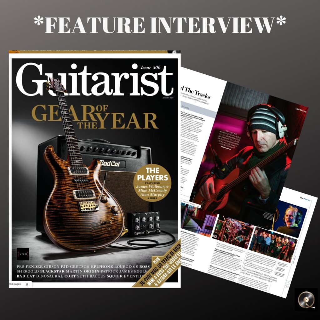 Heavenly Cream’s Malcolm Bruce Feature Interview with Guitarist Magazine