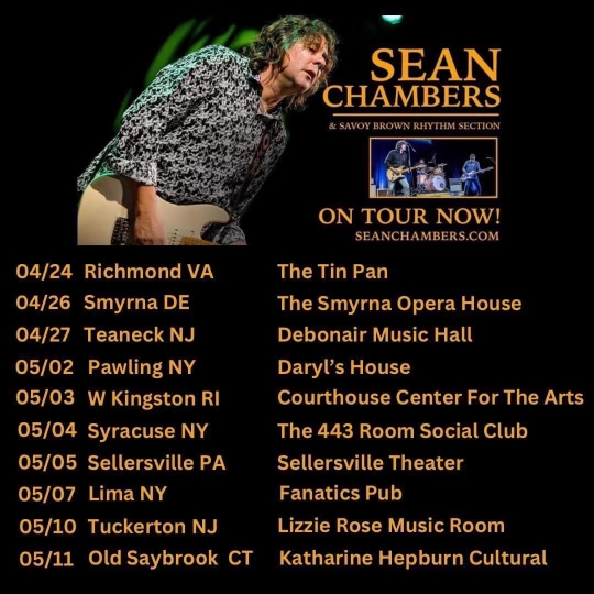 Sean Chambers and Savoy Brown Rhythm Section on Tour