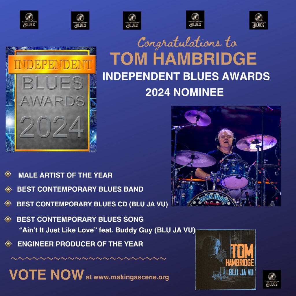 Tom Hambridge 2024 Independent Blues Awards Nominee