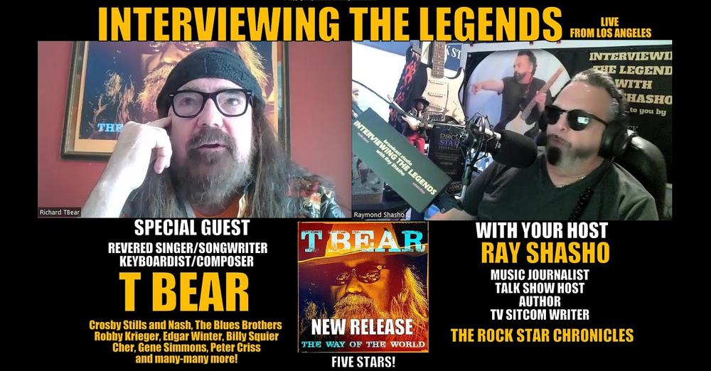 T Bear Special Guest on “Interviewing the Legends” with Host Ray Shasho