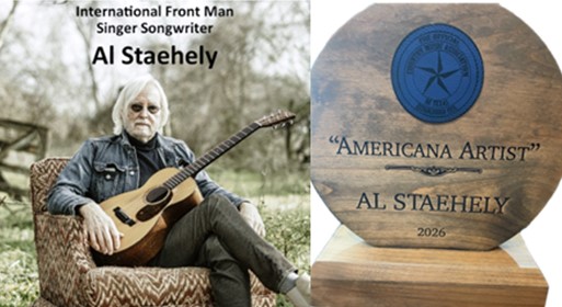 Al Staehely – Americana Artist of the Year Award from CMA Texas